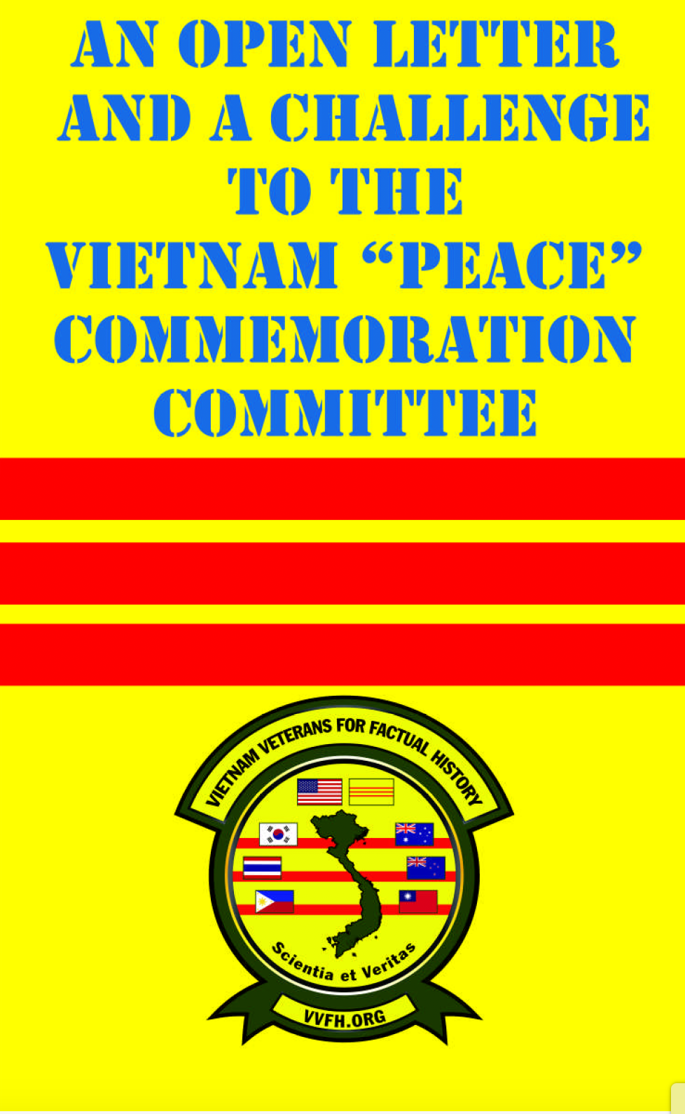 An Open Letter and a Challenge to the Vietnam 